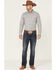 Image #2 - Cody James Men's Landmark Southwestern Print Long Sleeve Snap Western Shirt , Grey, hi-res