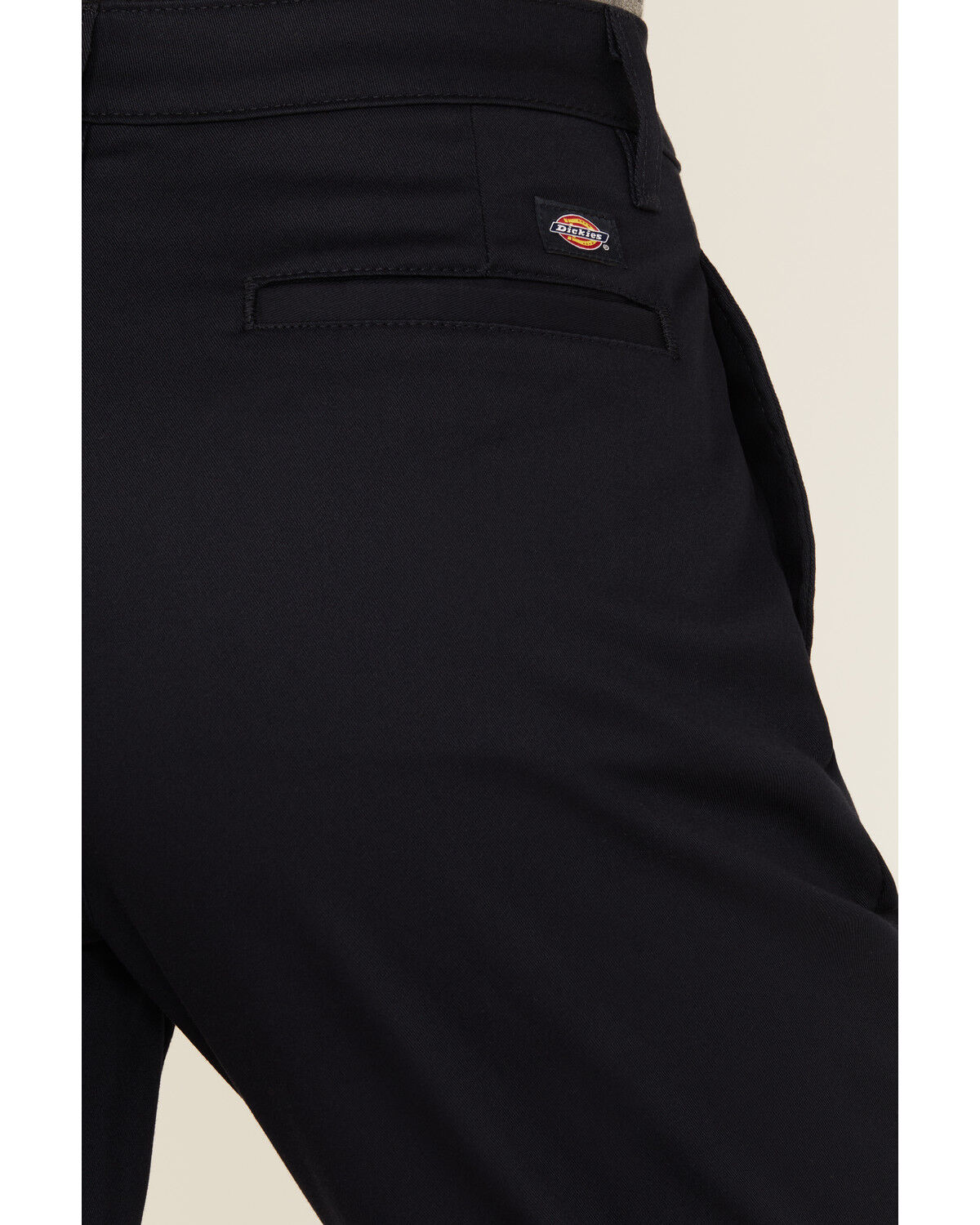 Image #4 - Dickies Women's Mid Rise Straight Stretch Twill Work Pants, Navy, hi-res