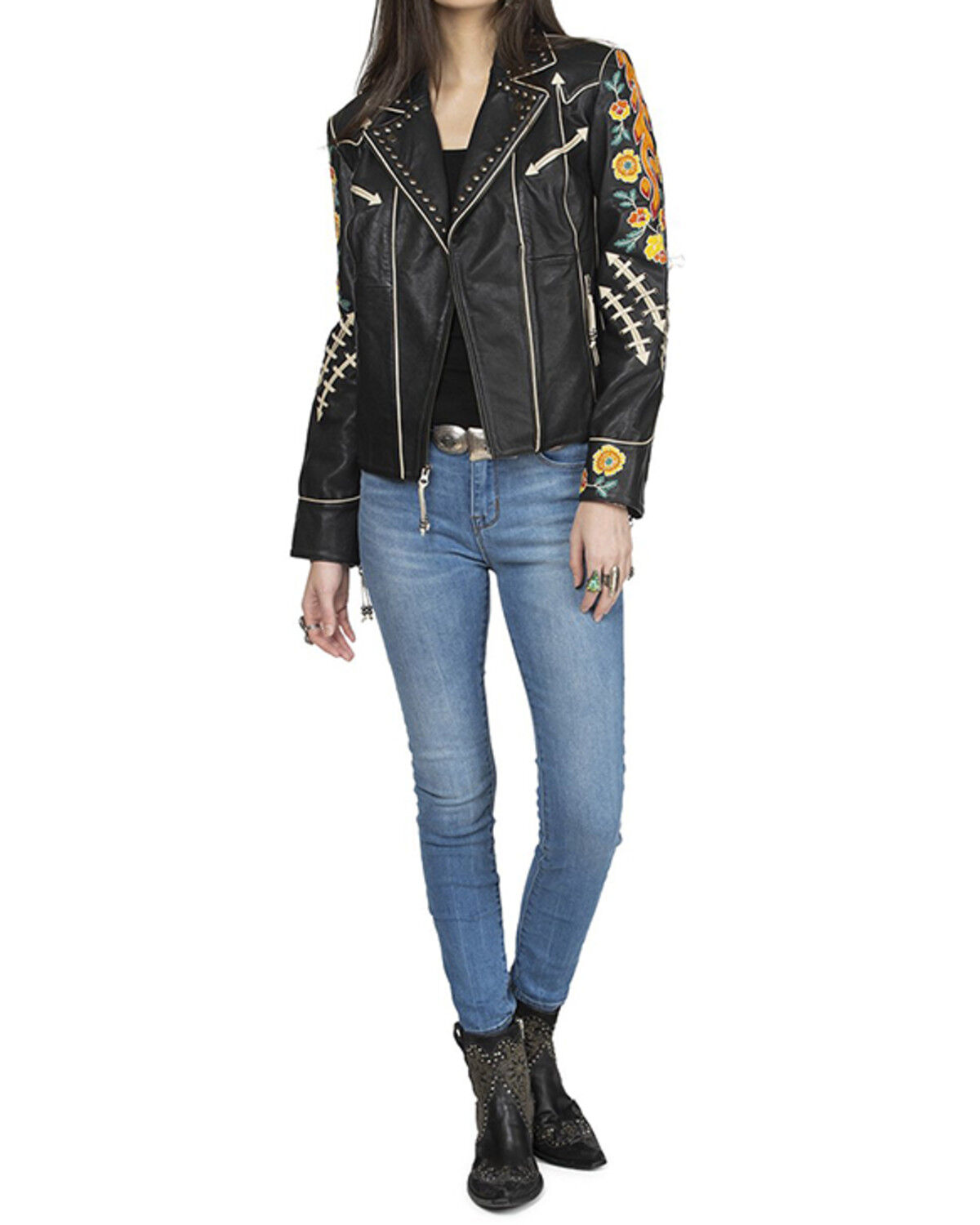 Image #1 - Double D Ranch Women's Bakersfield Jacket, Black, hi-res