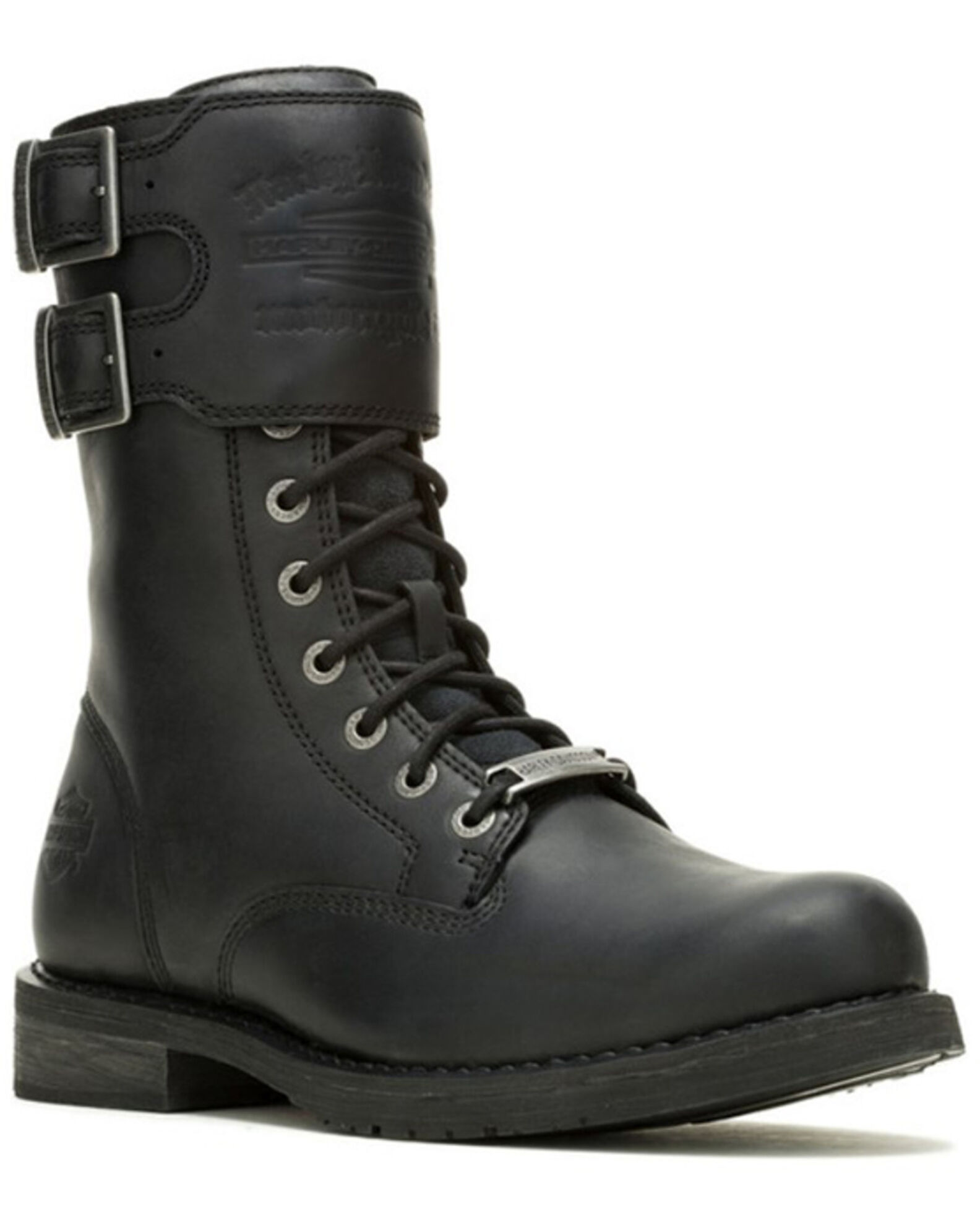 Round toe motorcycle boots cheap