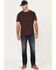 Image #1 - Brothers and Sons Men's Tucker Slim Straight Stretch Denim Jeans, Dark Wash, hi-res