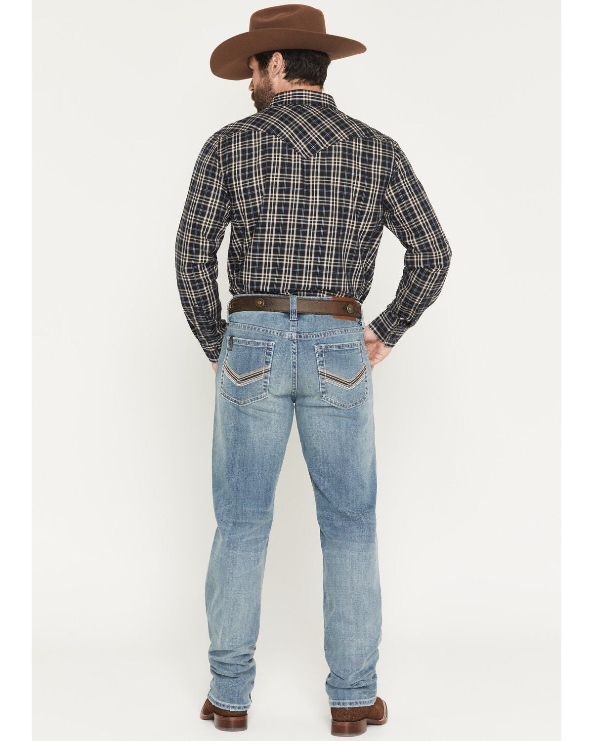 Image #3 - Cody James Men's Rowdy Wash Jackson Slim Straight Stretch Denim Jeans, Medium Wash, hi-res