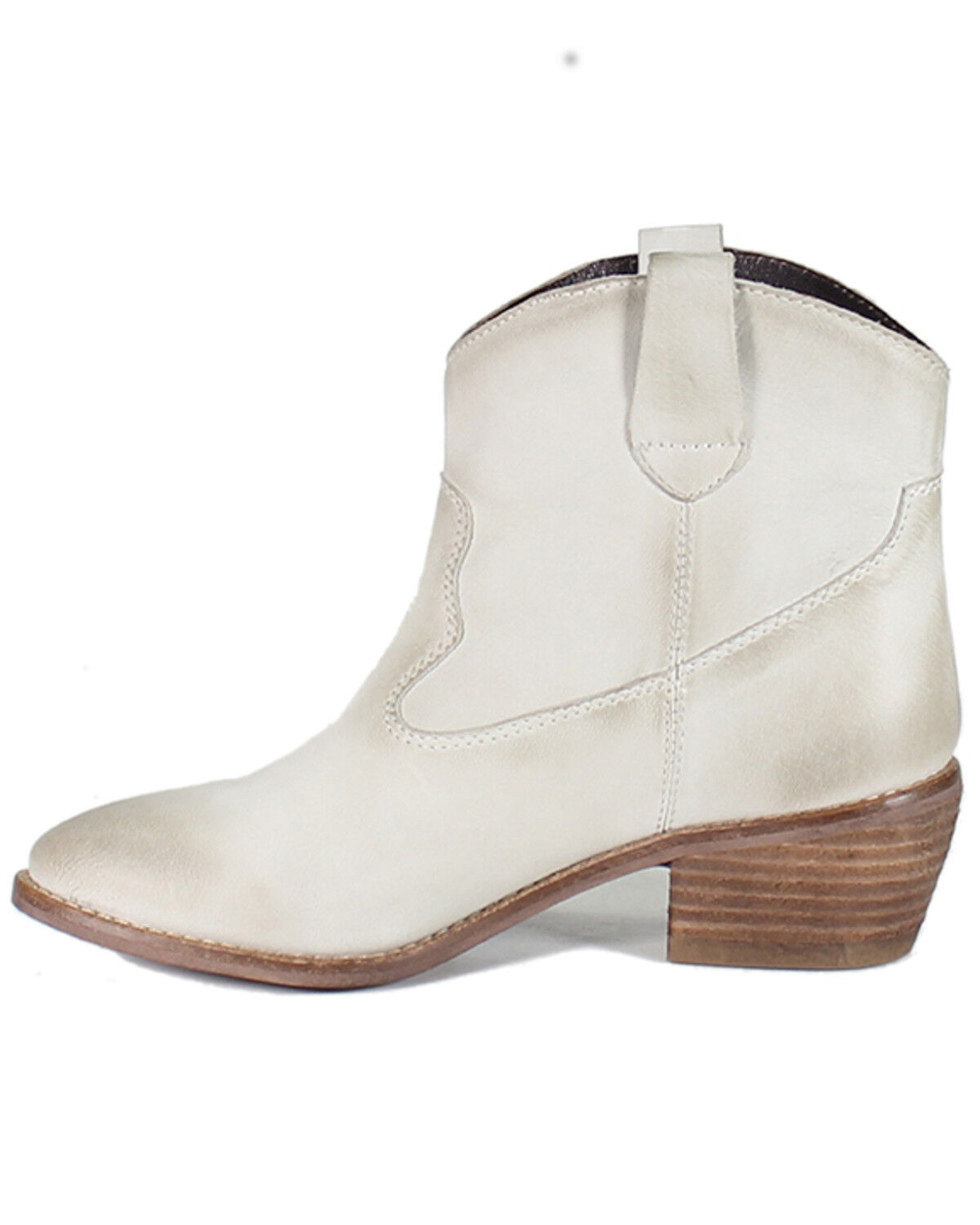 Image #3 - Diba True Women's Outta Town Western Booties - Round Toe, Off White, hi-res