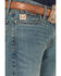 Image #2 - Cinch Men's Grant Medium Wash Relaxed Bootcut Performance Stretch Denim Jeans, Medium Wash, hi-res