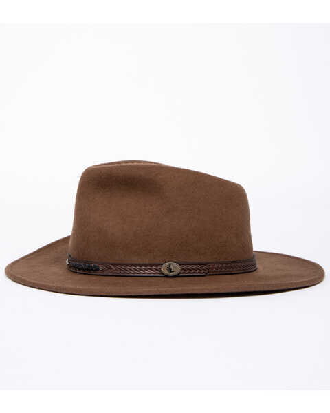 Image #4 - Dorfman Men's Durango 6X Felt Western Fashion Hat, Pecan, hi-res