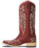 Image #3 - Lane Women's Saratoga Western Boots - Square Toe, Ruby, hi-res