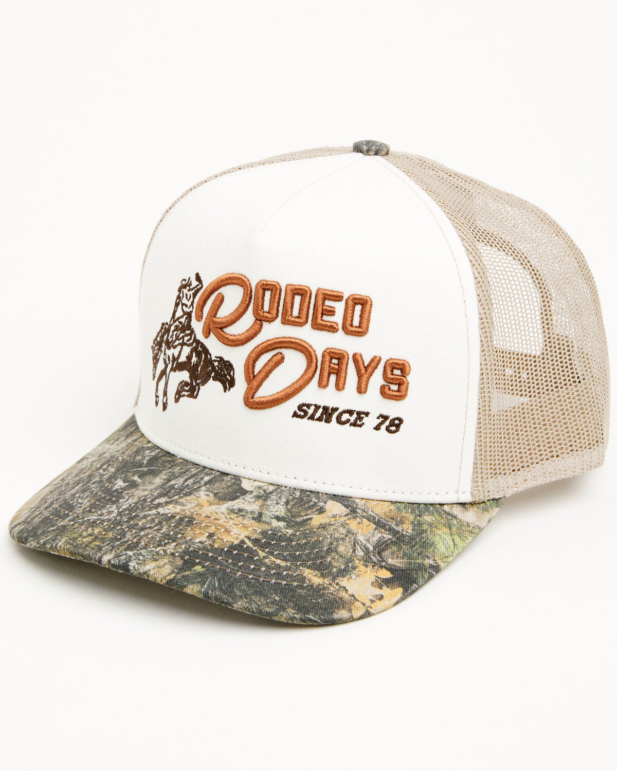 Cody James Men's Rodeo Days Camo Ball Cap, Black, hi-res