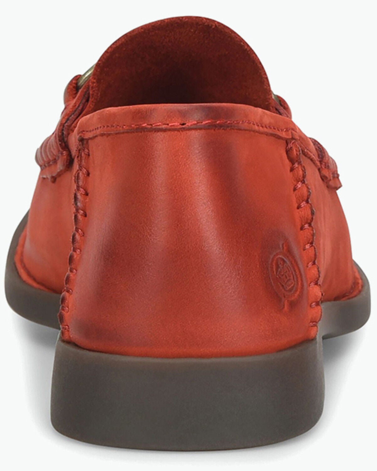 Image #5 - Born Women's Margo Loafers - Moc Toe, Red, hi-res