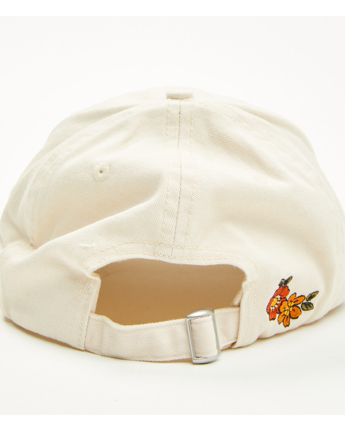 Image #3 - Shyanne Women's Floral Longhorn Ball Cap, Ivory, hi-res