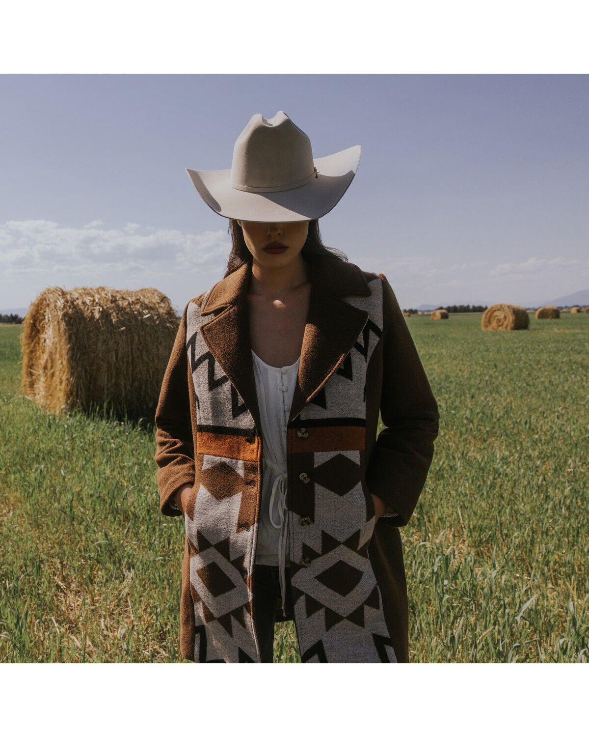 Image #1 - Idyllwind Women's Winton Southwestern Print Button-Down Coat, Caramel, hi-res
