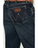 Image #4 - Wrangler Retro Men's 77MWZ Lindel Dark Wash Slim Bootcut Stretch Denim Jeans - Tall, Dark Medium Wash, hi-res