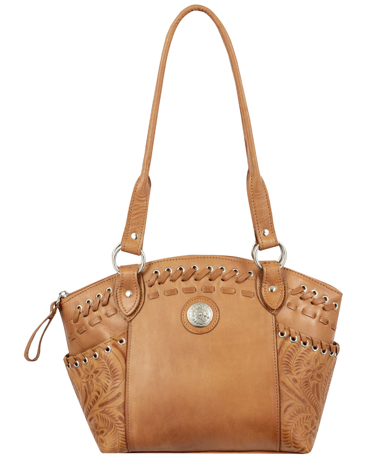 Image #1 - American West Harvest Moon All Access Bucket Tote, Brown, hi-res