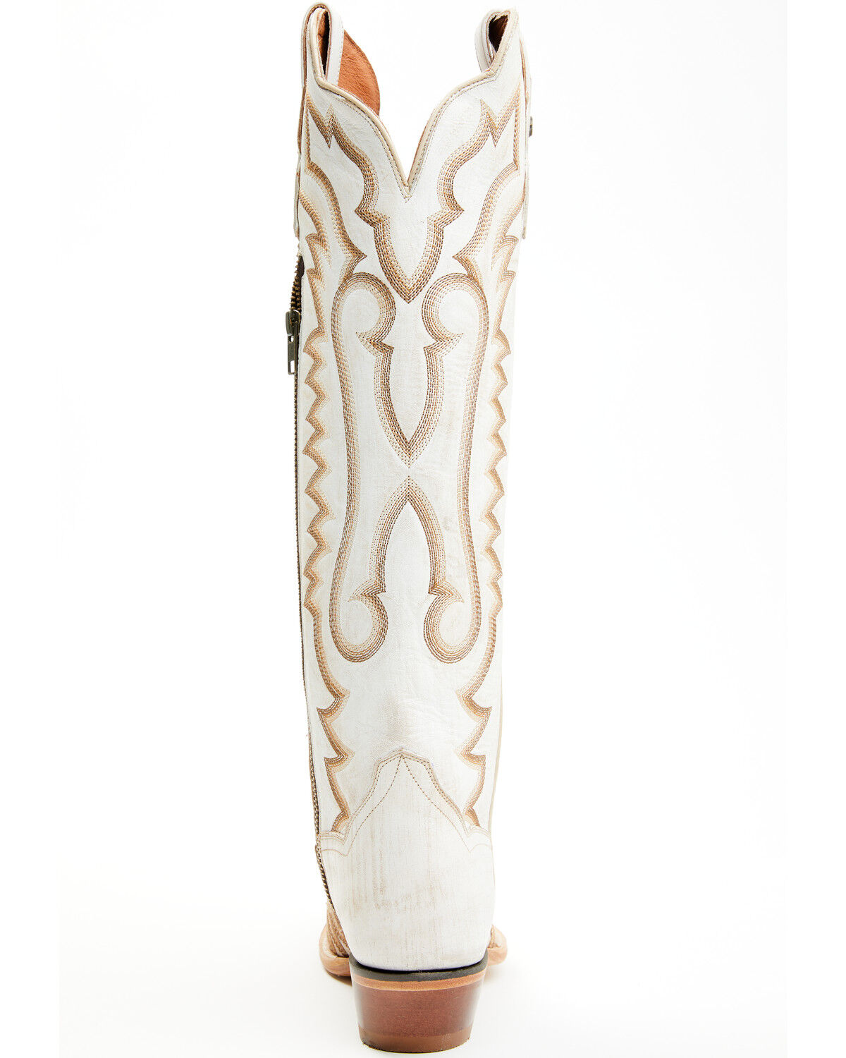 Image #5 - Dan Post Women's Josie Tall Western Boots - Snip Toe, White, hi-res