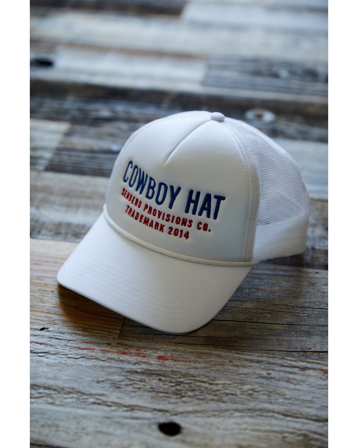 Sendero Provisions Men's Cowboy Hat Ball Cap, Red/white/blue, hi-res