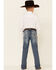 Image #4 - Ariat Boys' B4 Coltrane Durango Relaxed Bootcut Jeans, Indigo, hi-res