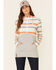 Image #1 - Ampersand Avenue Women's Oceanside Stripe 1/2 Hooded Pullover , , hi-res