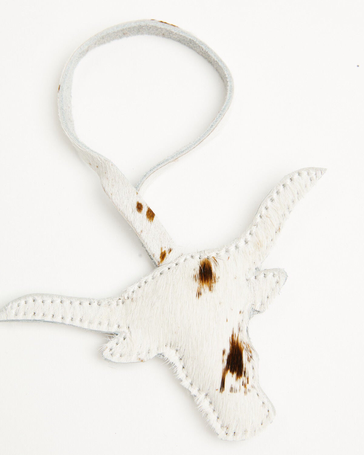 Image #4 - Shyanne Steer Head Cowhide Bag Charm, Brown, hi-res