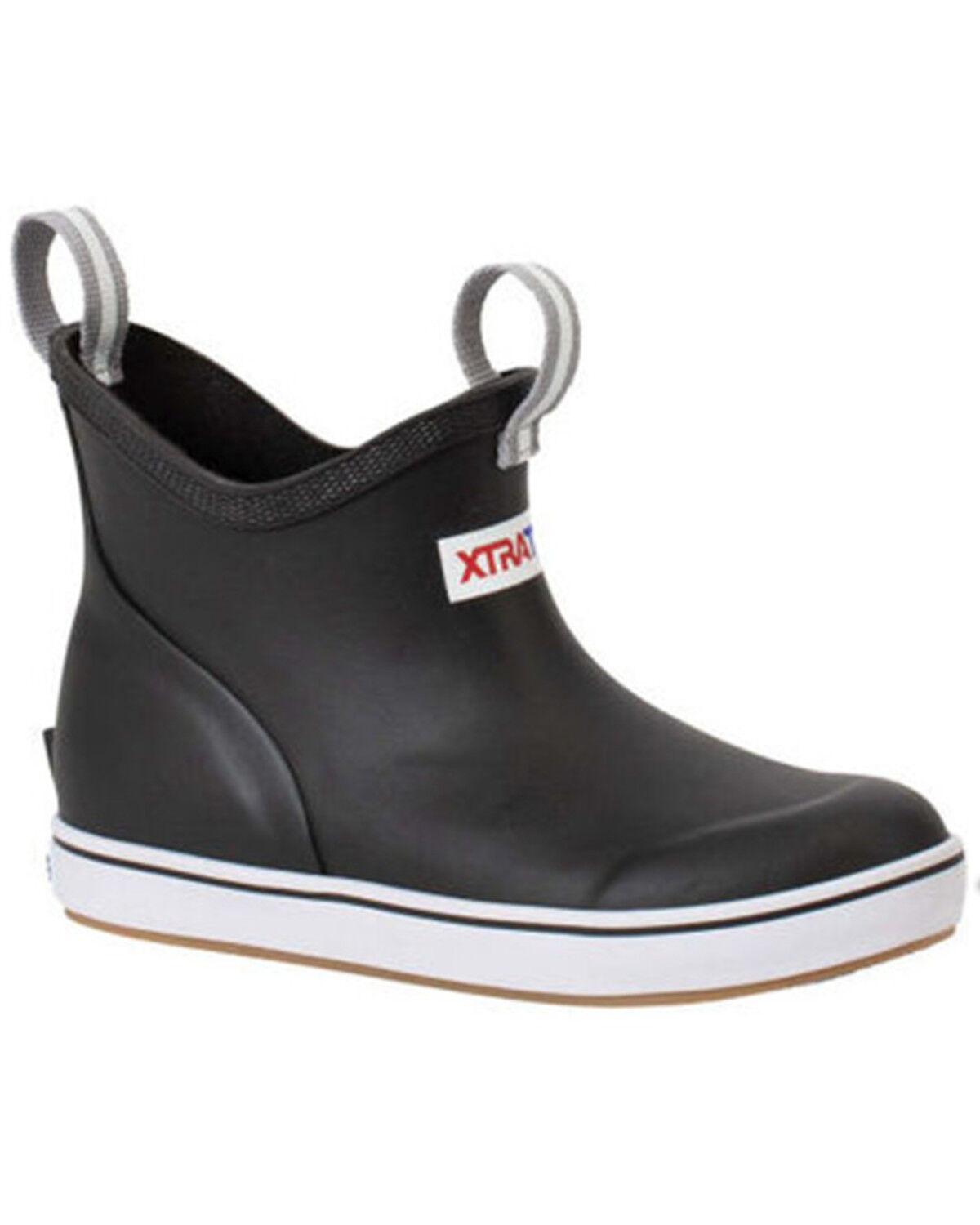 Image #1 - Xtratuf Boys' Ankle Deck Boots - Round Toe, Black, hi-res