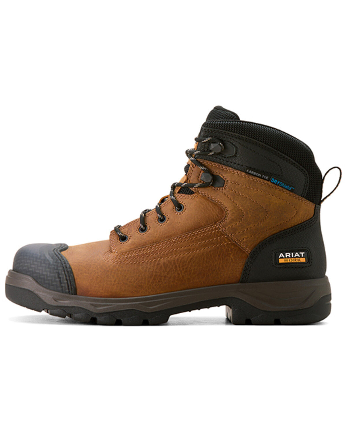Image #2 - Ariat Men's 6" Turbo Duratread XTR Waterproof Work Boots - Carbon Toe, Brown, hi-res