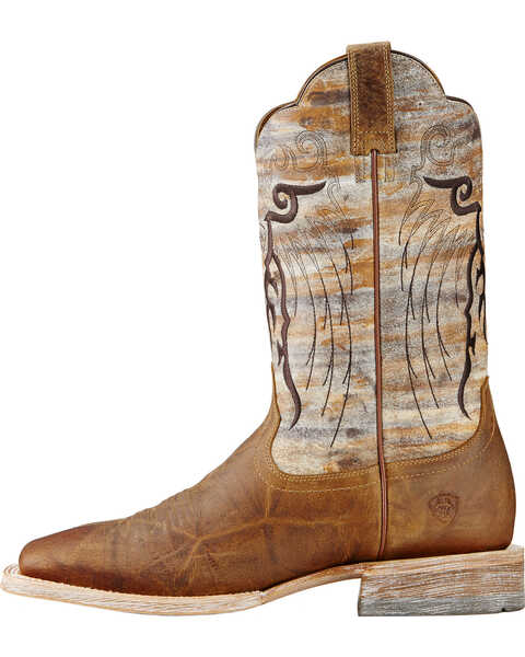 Image #2 - Ariat Men's Mesteno Western Boots - Broad Square Toe, Tan, hi-res