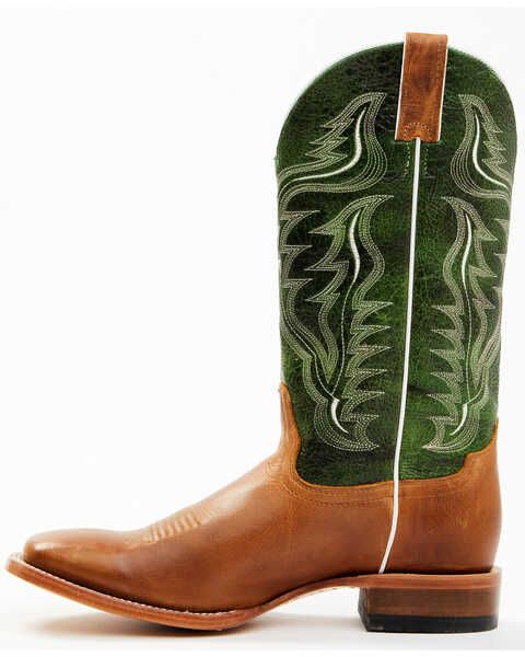 Image #3 - Cody James Men's Peridot Green Leather Western Boots - Broad Square Toe , Green, hi-res