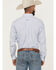 Image #4 - Ariat Men's Danny Wrinkle Free Geo Print Long Sleeve Button-Down Western Shirt, Blue, hi-res