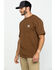 Image #3 - Carhartt Men's Loose Fit Heavyweight Logo Pocket Work T-Shirt, Brown, hi-res
