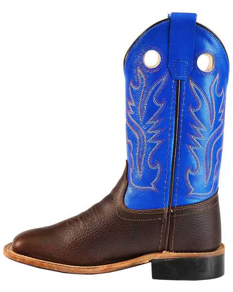 Image #3 - Cody James Boys' Thunder Western Boots - Square Toe, Oiled Rust, hi-res