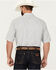 Image #4 - Ariat Men's VentTEK Classic Fit Solid Short Sleeve Performance Shirt - Tall , Light Grey, hi-res