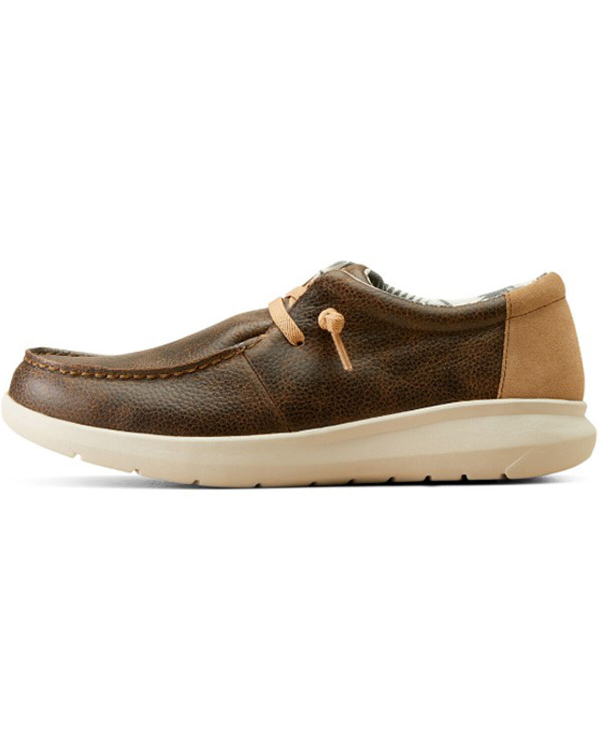Image #2 - Ariat Men's Brody Hilo Casual Shoes - Moc Toe, Brown, hi-res