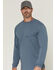 Image #2 - Ariat Men's Rebar Heat Fighter Long Sleeve Work Shirt, Blue, hi-res