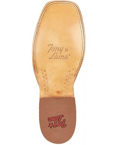 Image #7 - Tony Lama Men's Jinglebob Safari Western Boots - Broad Square Toe , Cognac, hi-res
