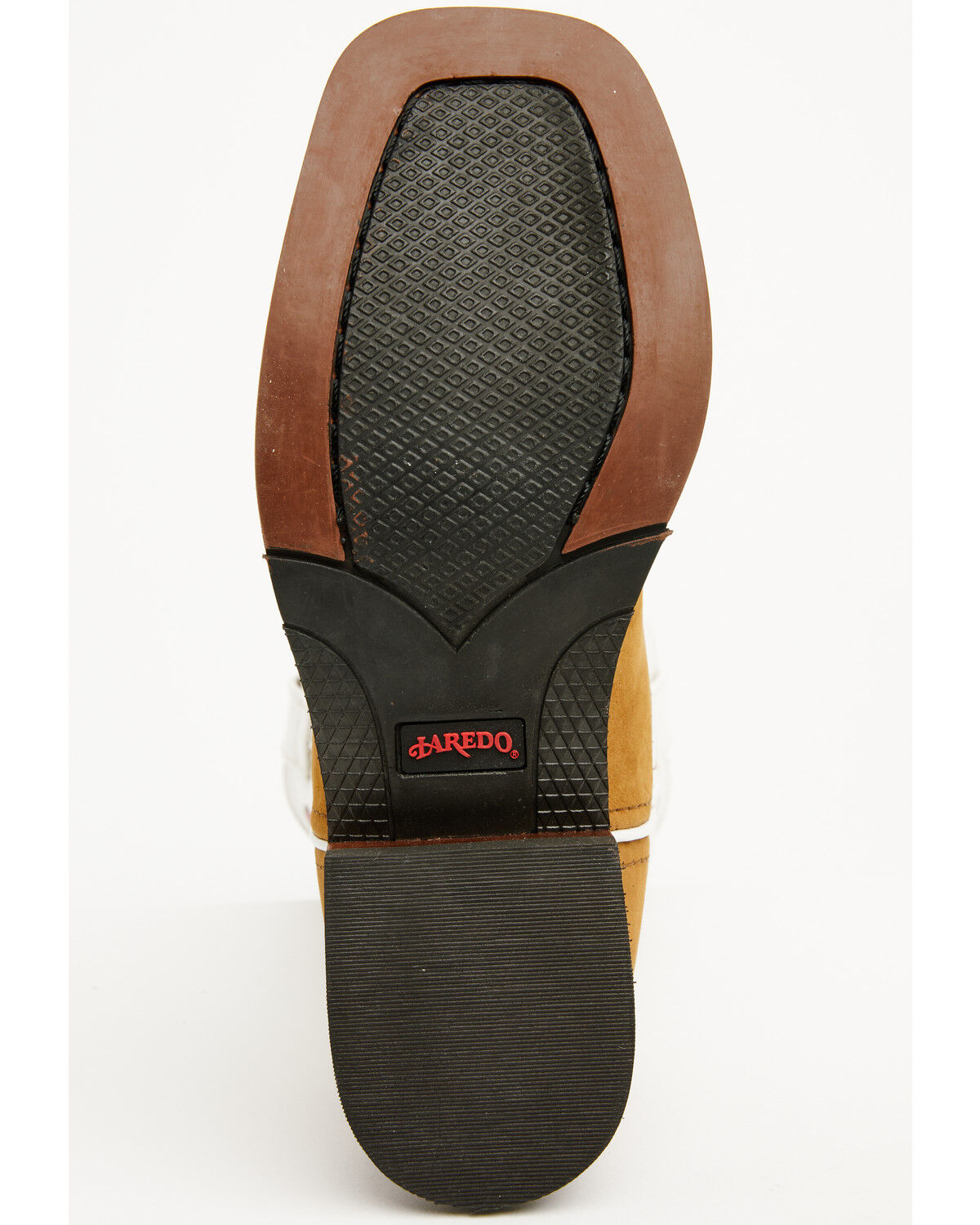 Image #7 - Laredo Women's Mesquite Western Performance Boots - Broad Square Toe, Taupe, hi-res