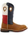 Image #2 - Twisted X Men's American Flag Western Work Boots - Nano Composite Toe, Lt Brown, hi-res