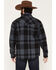 Image #4 - Cody James Men's Calhoun Plaid Print Fleece Lined Shirt Jacket, Medium Grey, hi-res