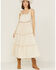 Image #1 - Z&L Women's Amber Sky Sleeveless Midi Dress, Ivory, hi-res