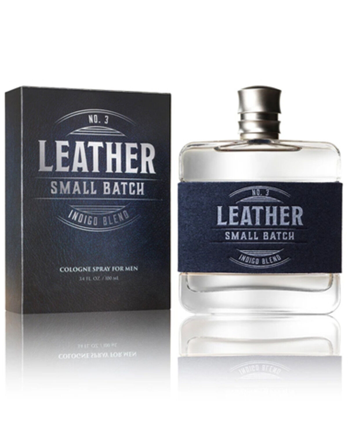 Image #1 - Tru Fragrances Men's Leather Small Batch Indigo Spray, No Color, hi-res
