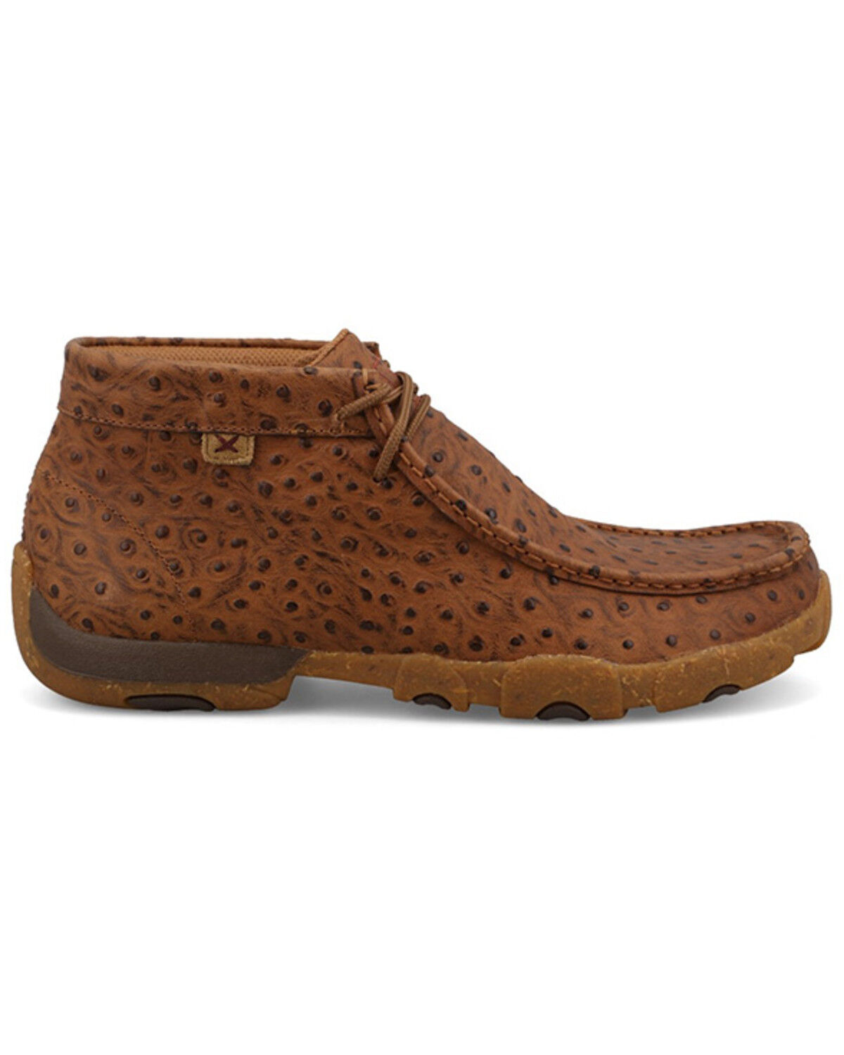 Image #2 - Twisted X Men's Chukka Driving Shoe - Moc Toe, Cognac, hi-res