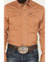 Image #3 - Kimes Ranch Men's Laneboro Solid Long Sleeve Snap Performance Western Shirt, Brown, hi-res