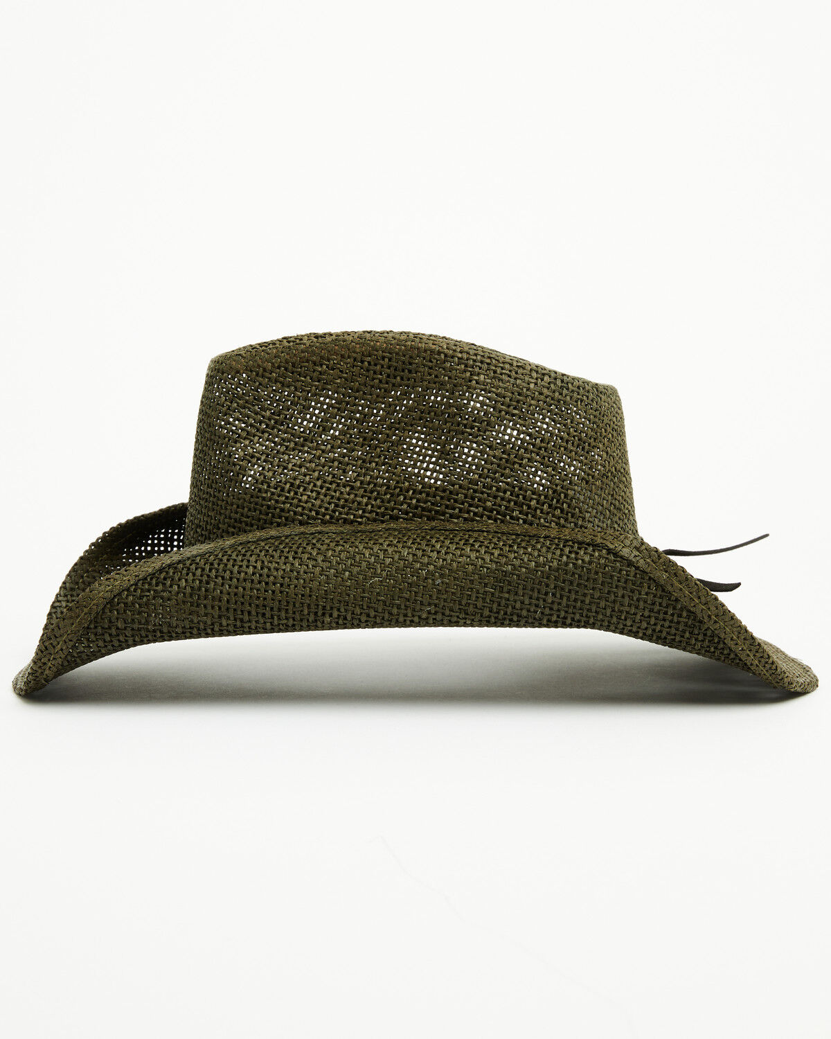 Image #3 - Shyanne Women's Sage Straw Cowboy Hat, Olive, hi-res