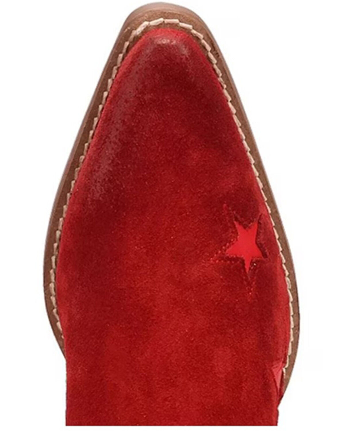 Image #6 - Dingo Women's Little Star Suede Western Booties - Snip Toe, , hi-res