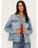 Image #3 - Idyllwind Women's Light Wash Wild Spirit Embroidered Denim Jacket, Medium Wash, hi-res