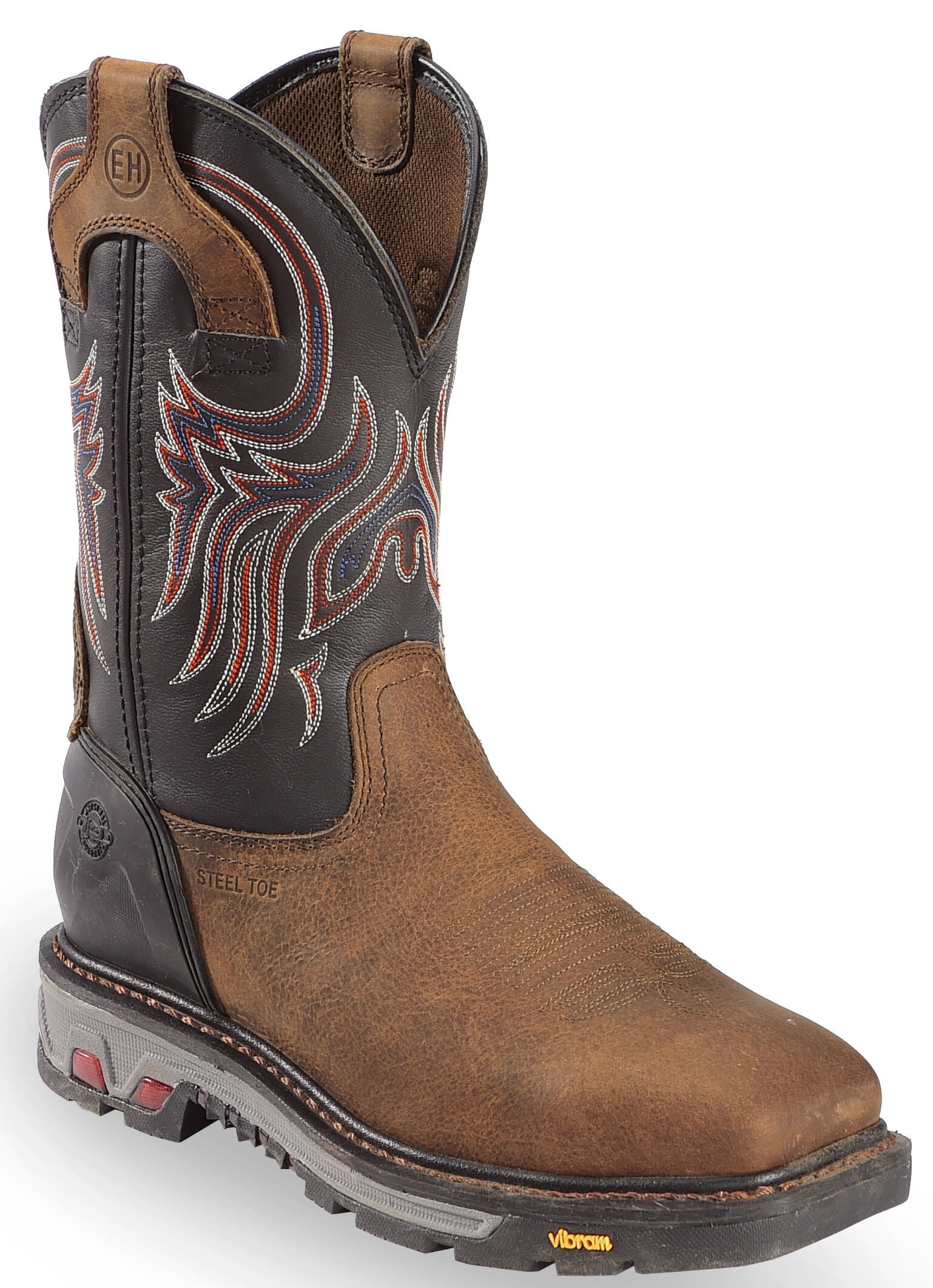 black western work boots