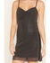 Image #3 - Rock & Roll Denim Women's Sleeveless Rhinestone Mini Dress, Chocolate, hi-res