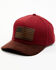 Image #1 - Cody James Men's American Flag Ball Cap, Dark Red, hi-res