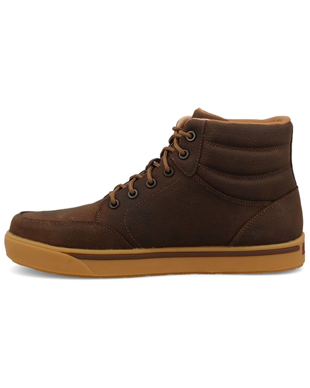 Image #3 - Twisted X Men's 4" Work Kicks Shoes - Composite Toe, Brown, hi-res