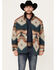 Image #1 - Cripple Creek Men's Southwestern Print Wool Jacket, Tan, hi-res