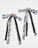 Image #1 - Shyanne Women's Cow Print Boot Bows - 2 Piece, Black/white, hi-res