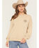 Image #1 - White Crow Women's Saddle Up Buttercup Crewneck Sweatshirt, Tan, hi-res