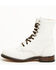 Image #3 - Justin Women's McKlean Lace-Up Boots - Round Toe, White, hi-res